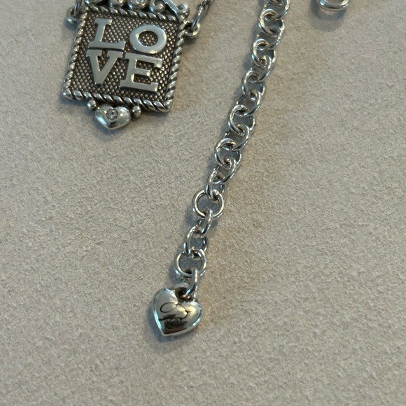 ❤️ BNWOT Brighton 2 piece SET “LOVE”  Reversible Necklace and Bracet❤️ - Picture 7 of 15
